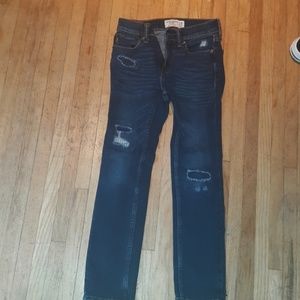 Boys 9/10 slim Abercrombie ripped Jean's